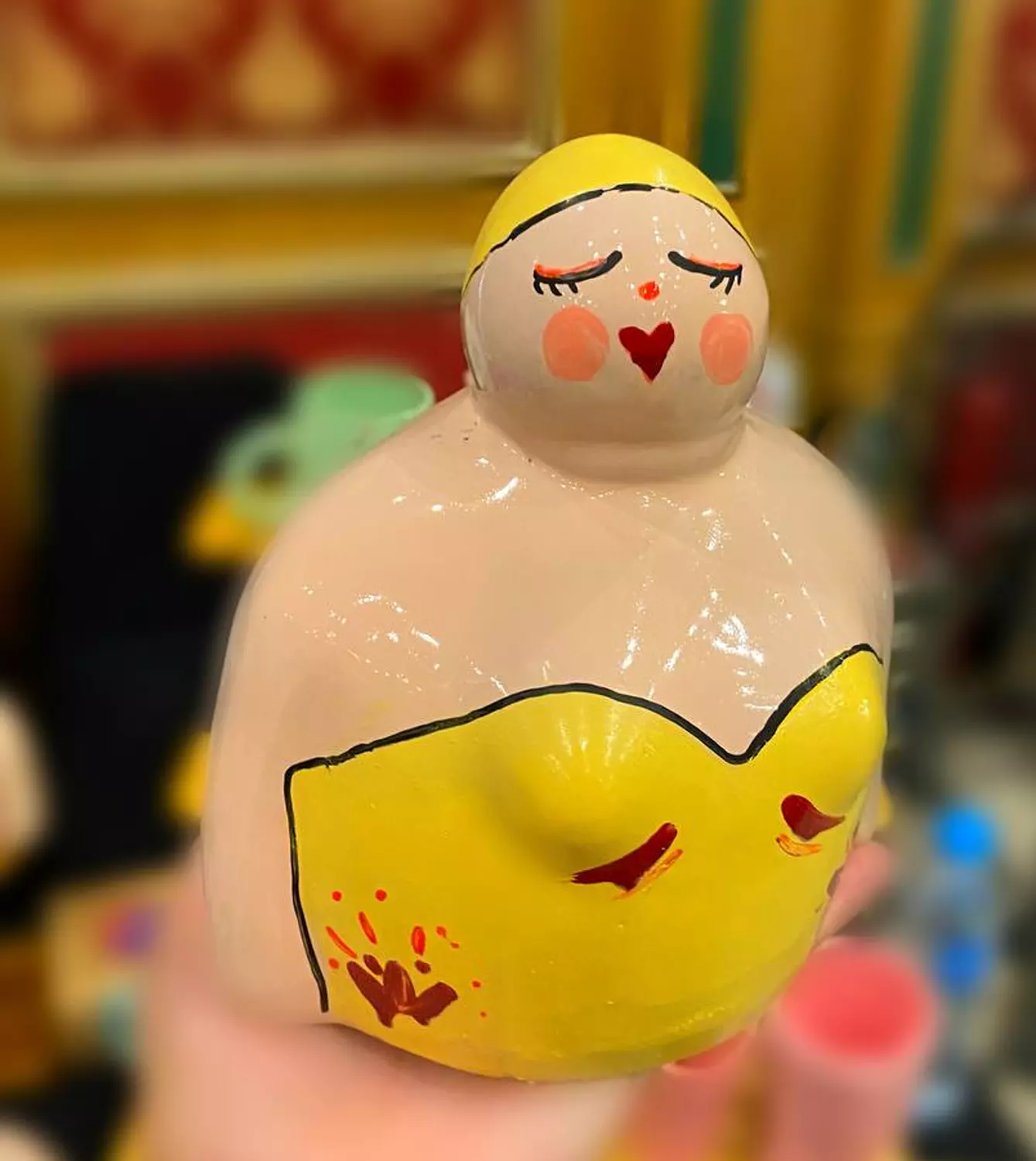 NADYA in yellow Galabya (Faties family brand owners) image