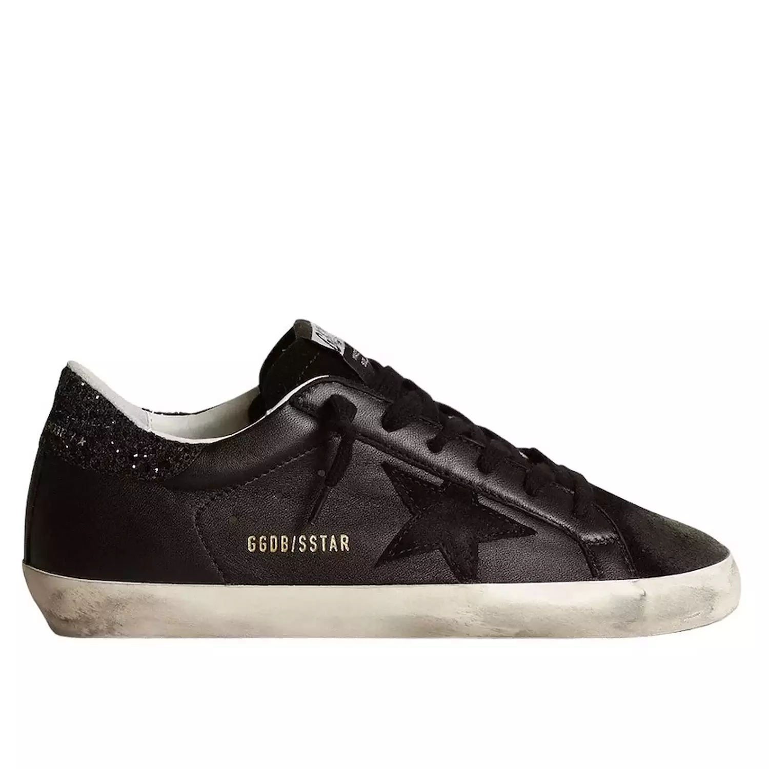 Golden Goose Super Star Black nappa leather upper image