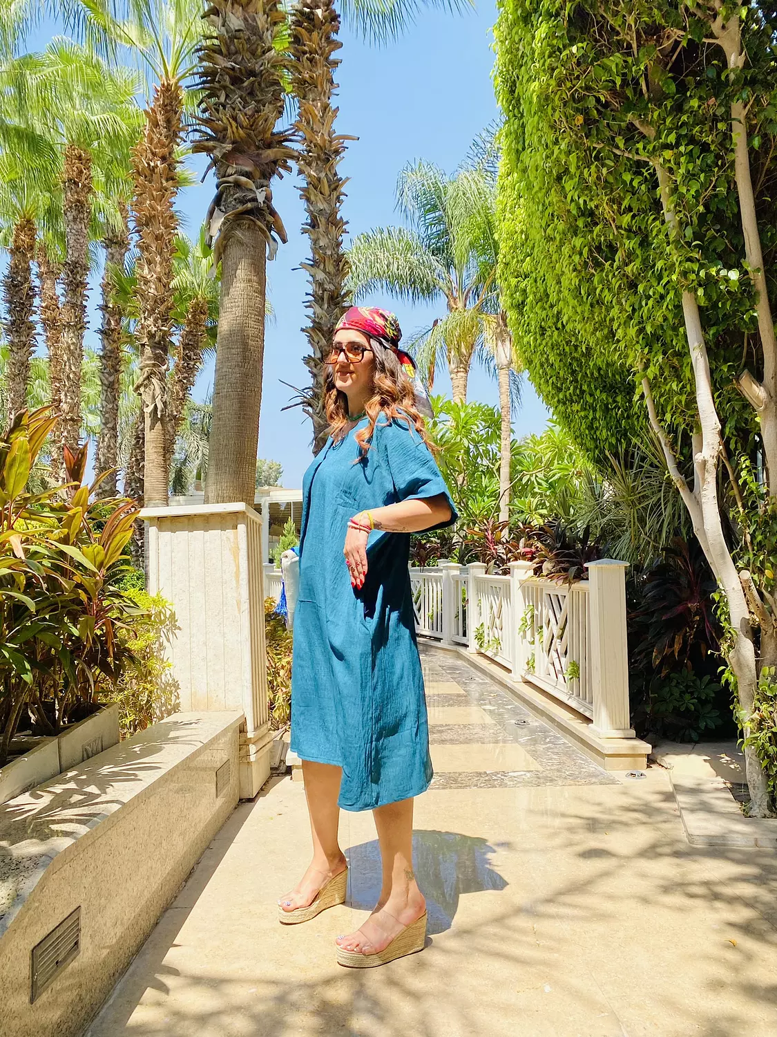 petroleum oversized dress image