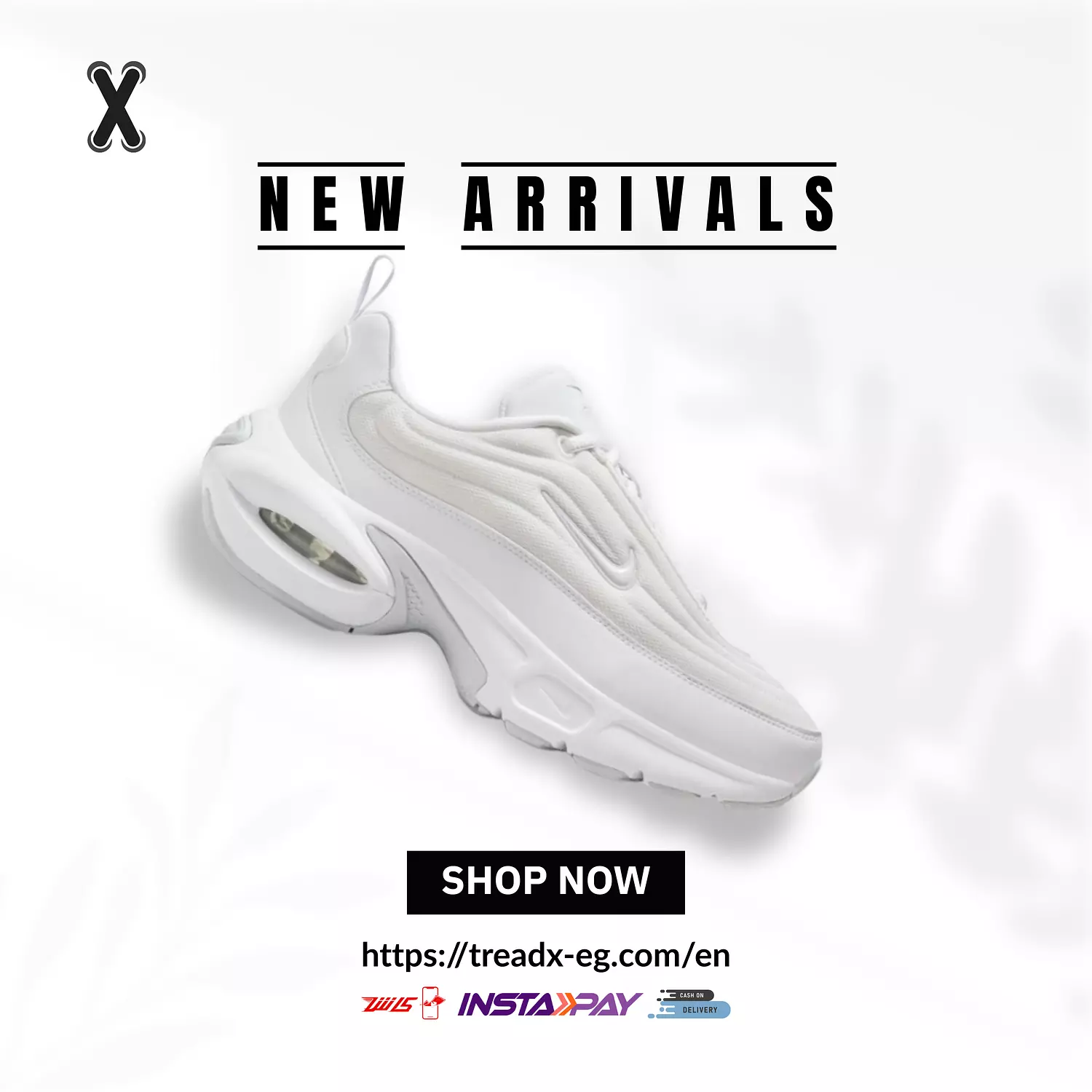 Nike Air Max Portal Triple White  image