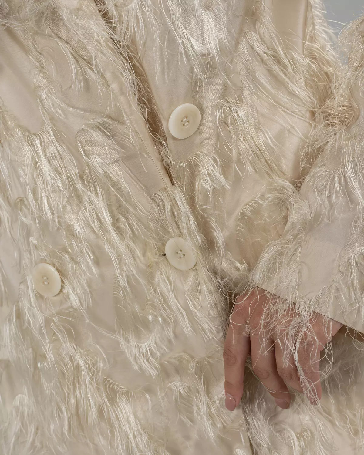 Vibrant Double-Breasted Blazer with Fringes 5