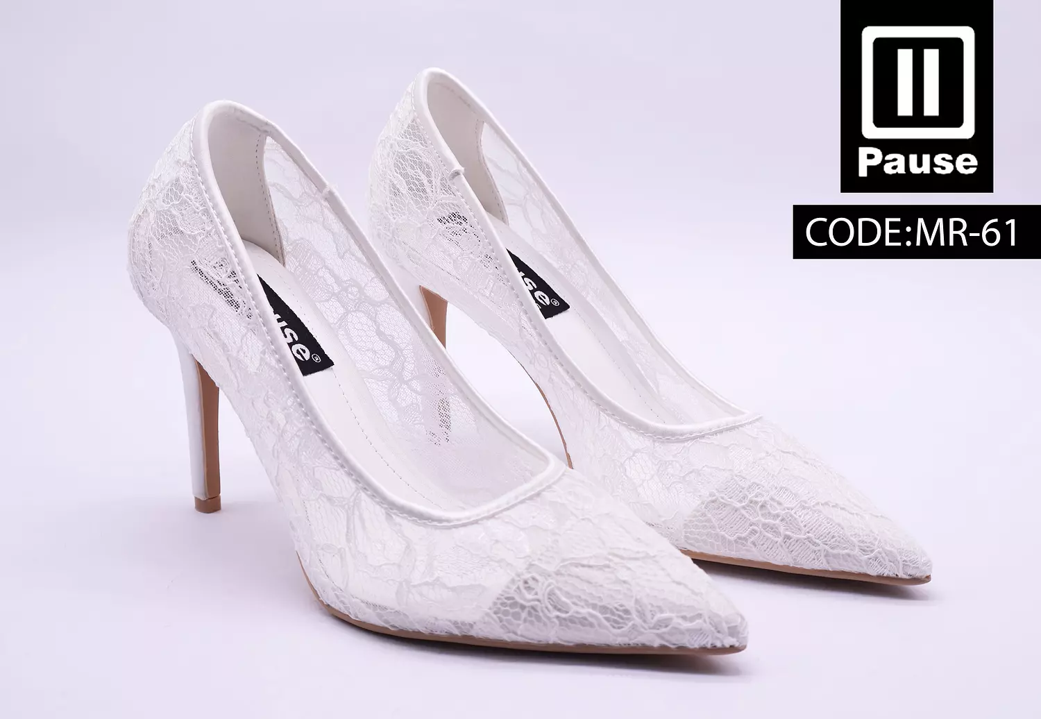 MR-61 LACE STILETTO HEELS  hover image