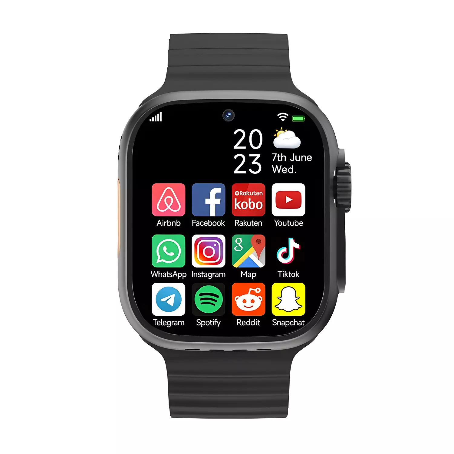 T2000 Ultra 2 Smart Watch with a Large 2.08-inch Display, Wireless Charging  hover image