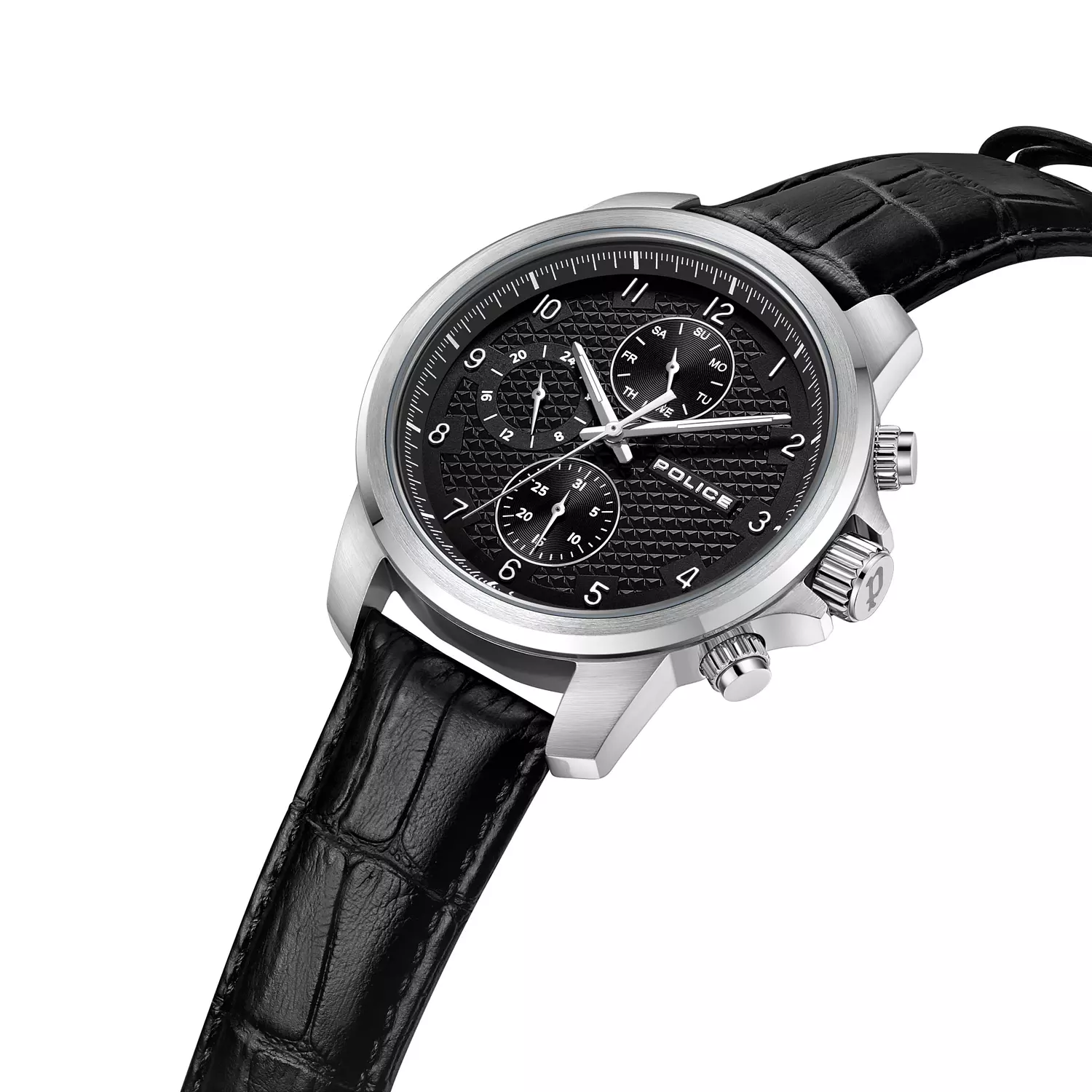Police Mensor PEWJF0021503 Men's Chronograph Watch Dial and Black Strap 3