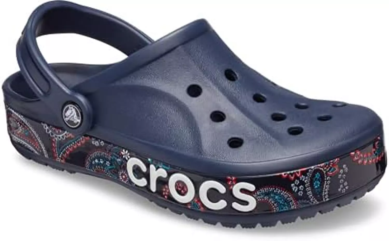 Crocs Bayaband graphic navy clog 1