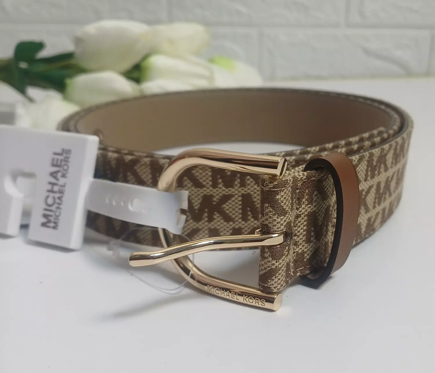 Michael kors Signature Logo Belt image