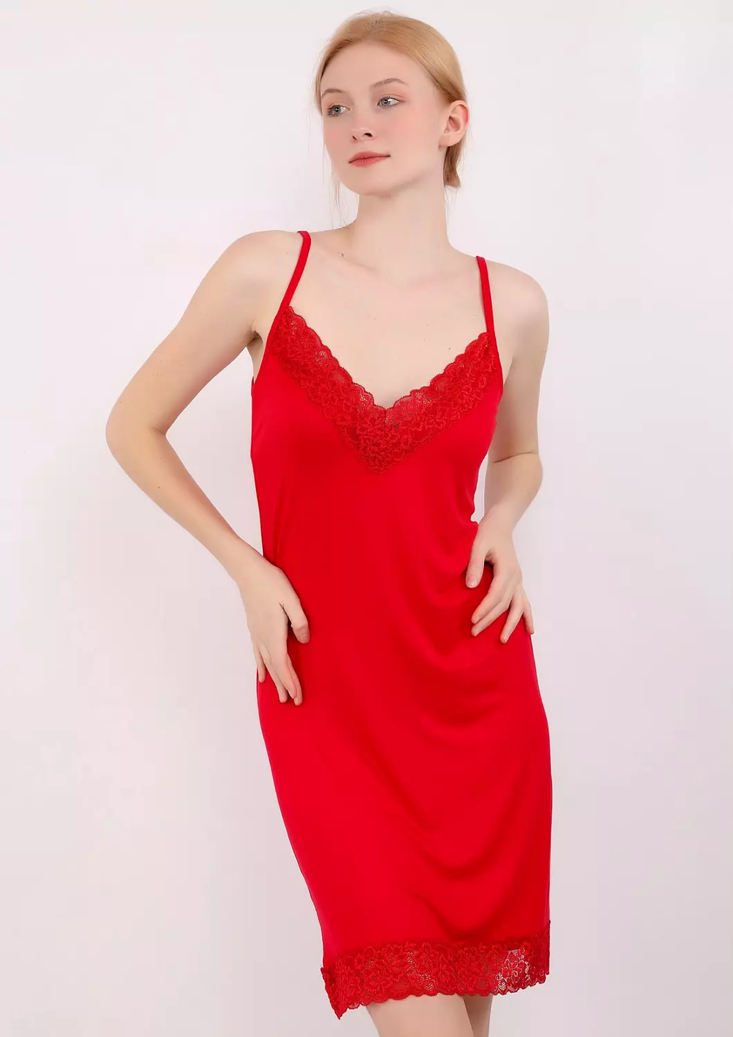 V736 comfort delicacy night dress image