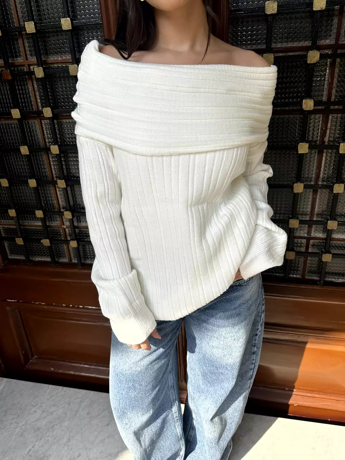 Off Shoulder Pullover 2