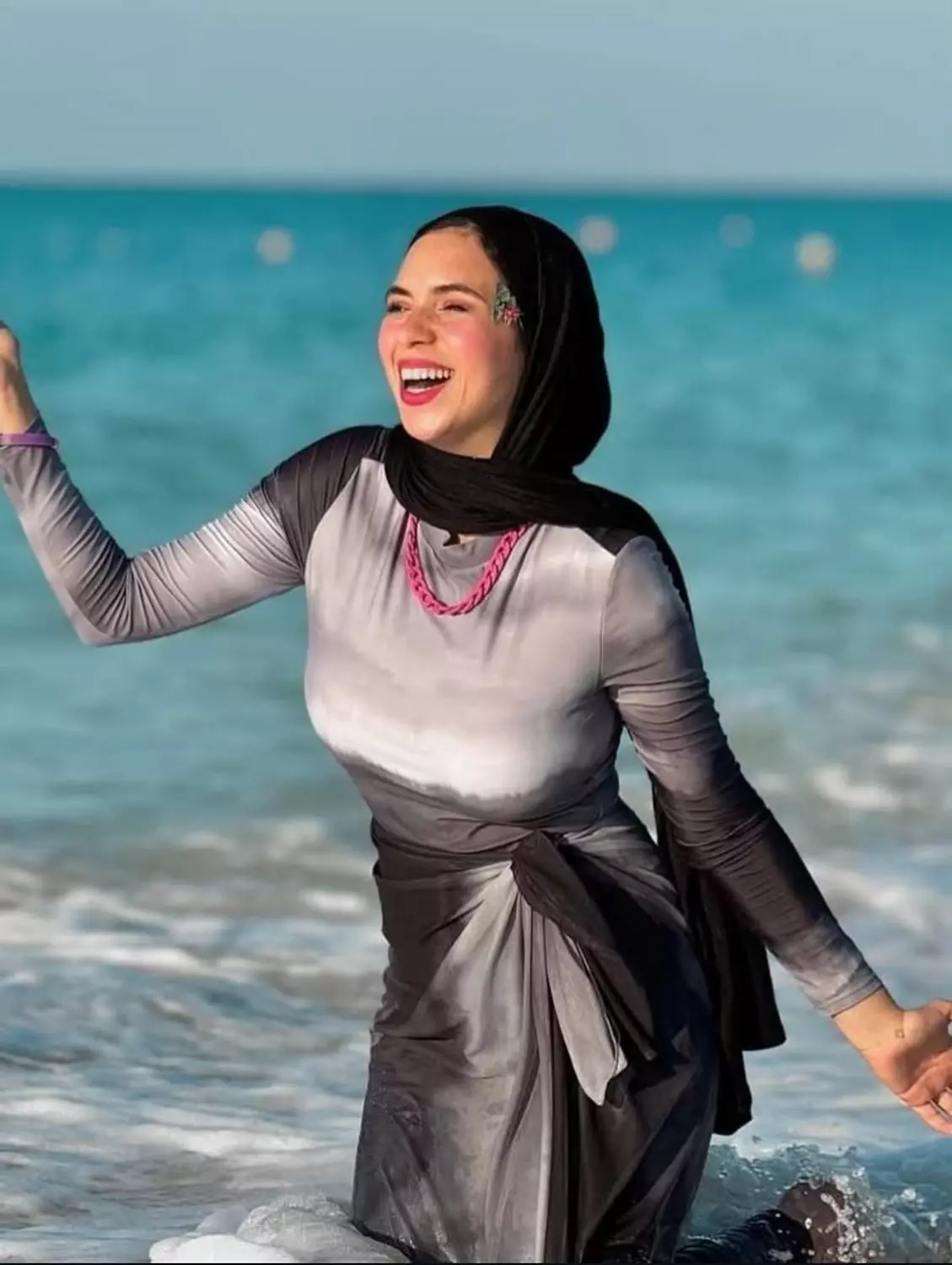 Gray degrade burkini  1