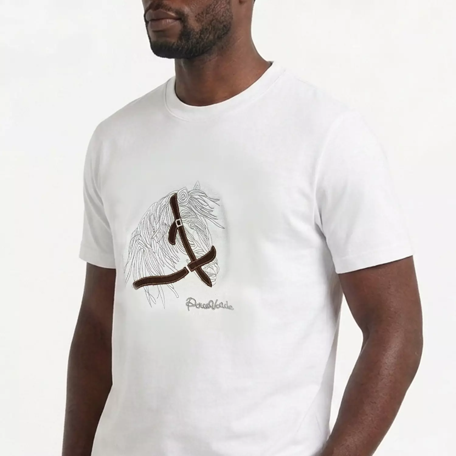 Tshirt Suede horse hover image
