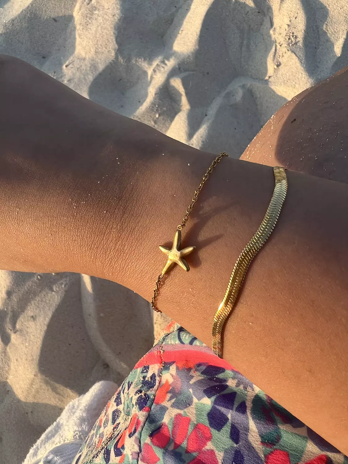 Starfish dual stainless steel bracelet  image