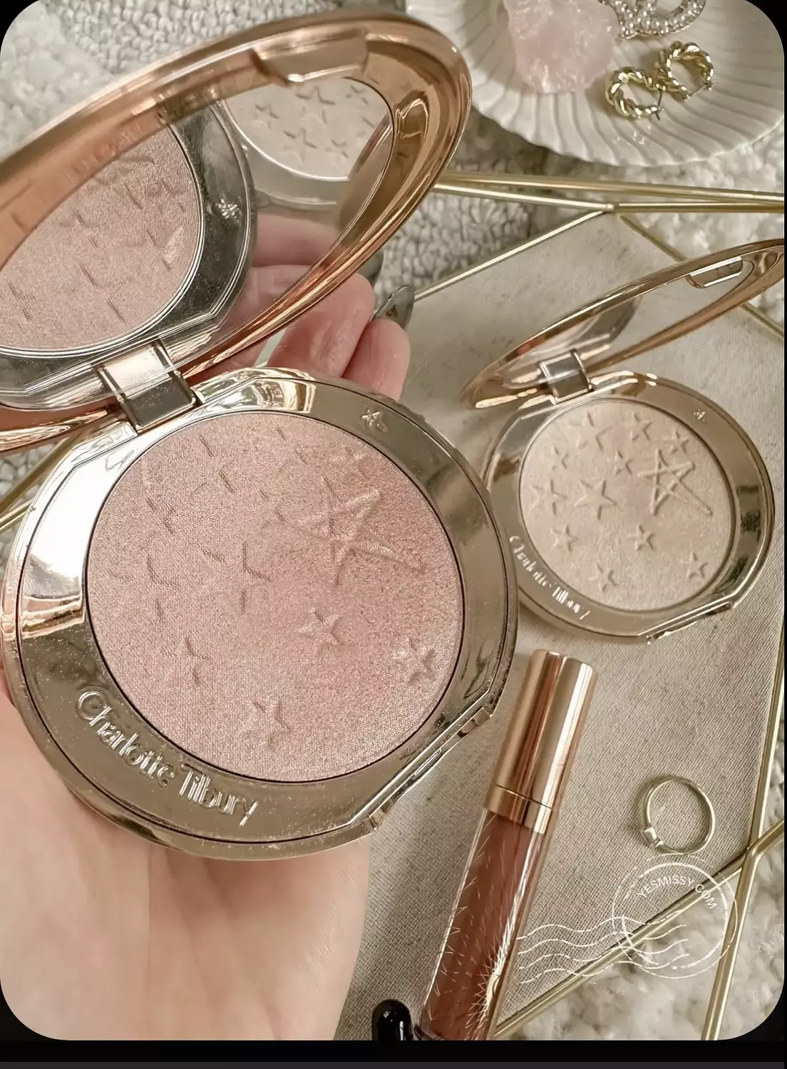 charlotte tilbury hOLLYWOOD GLOW GLIDE FACE ARCHITECT HIGHLIGHTER PILLOW TALK GLOW 9