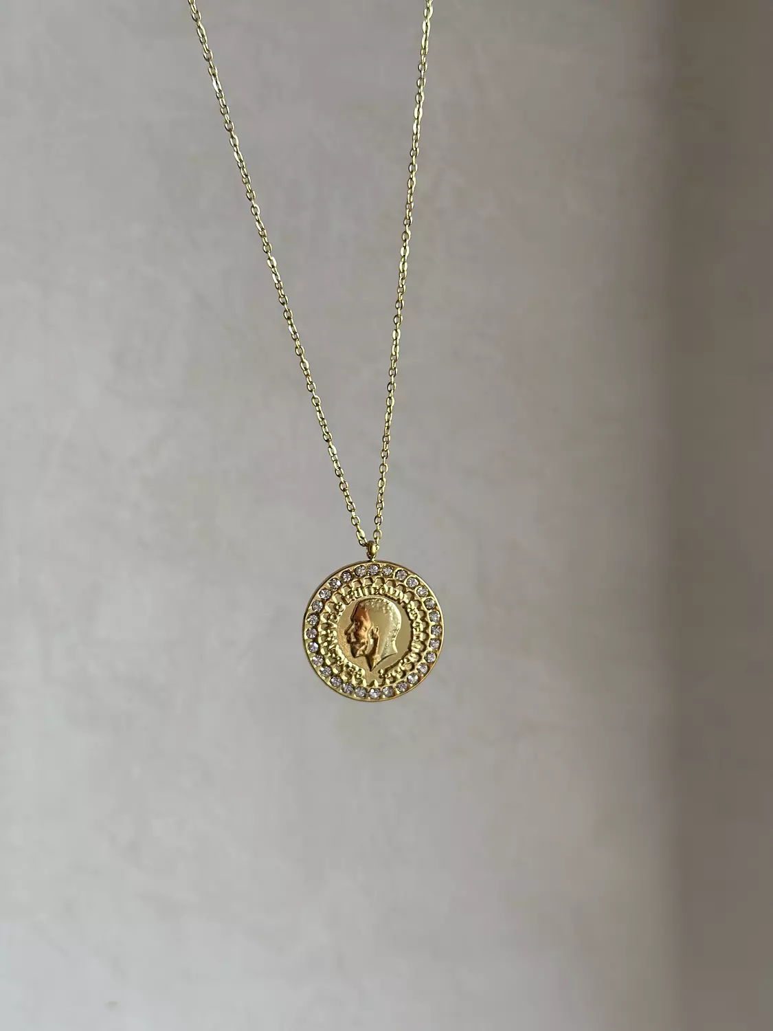 Shine coin necklace image