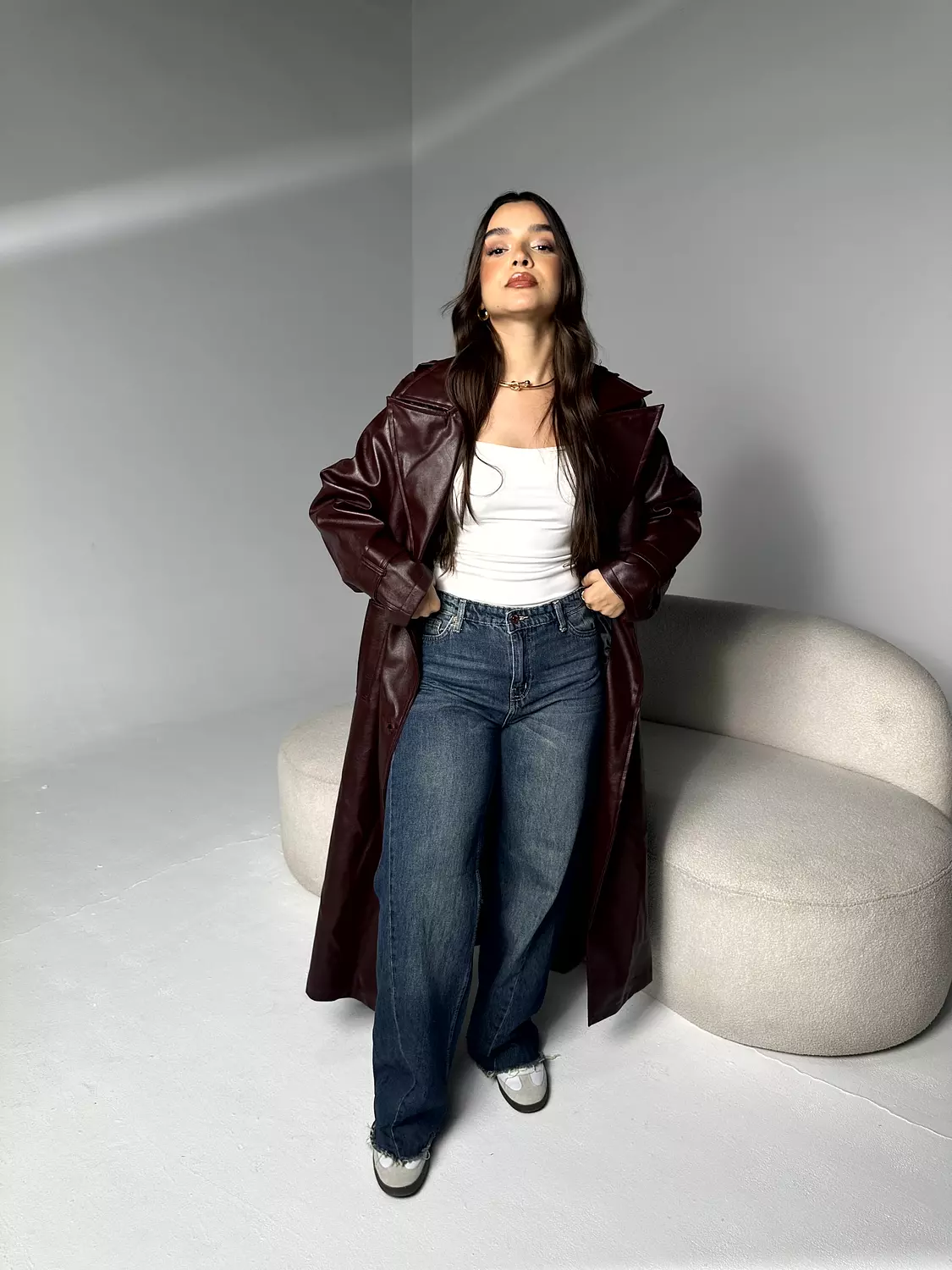 Leather Trench Coat 24