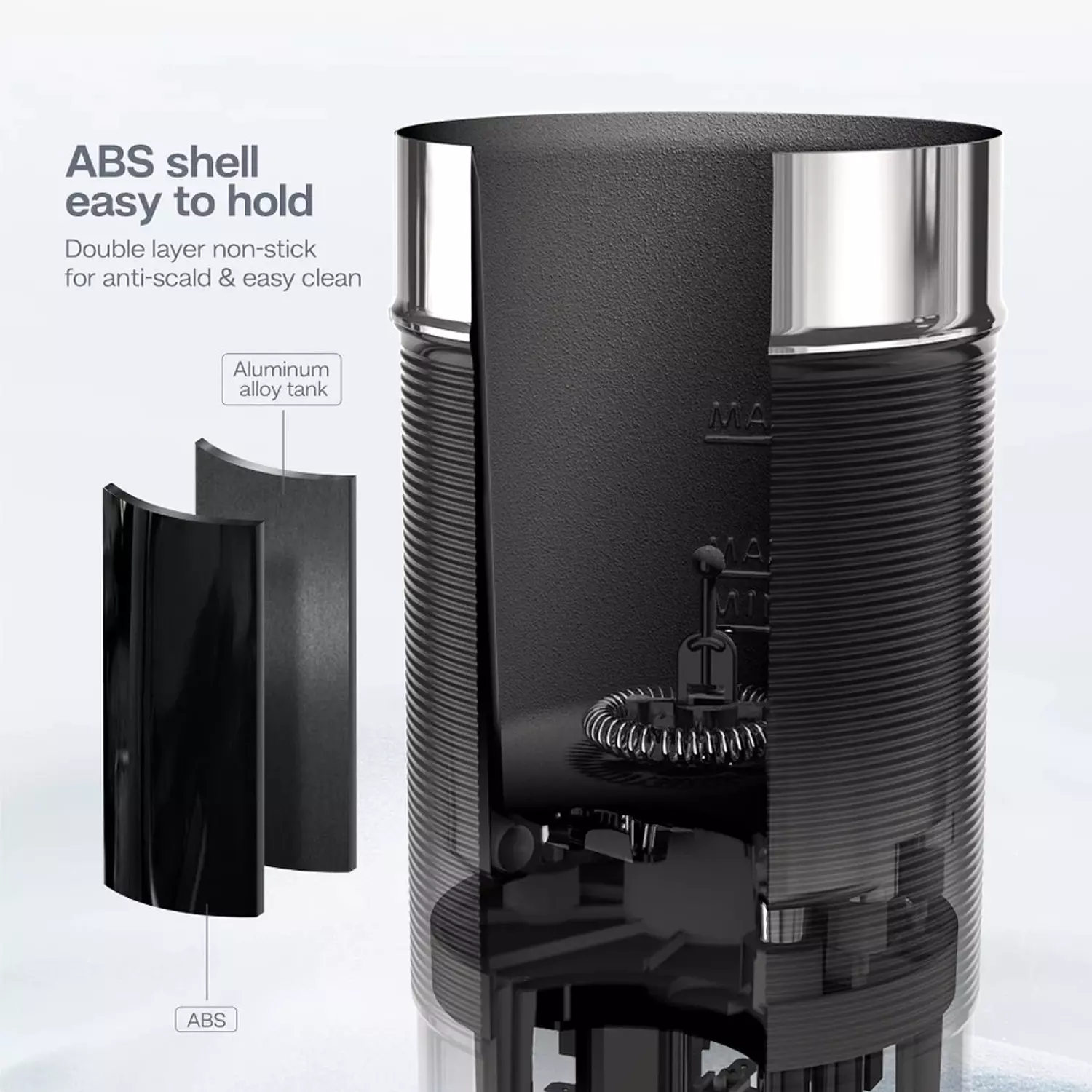 HiBREW M1A Automatic 4-in-1 Milk Frother & Milk Warmer | Hot & Cold Foam | One-Touch Operation 5