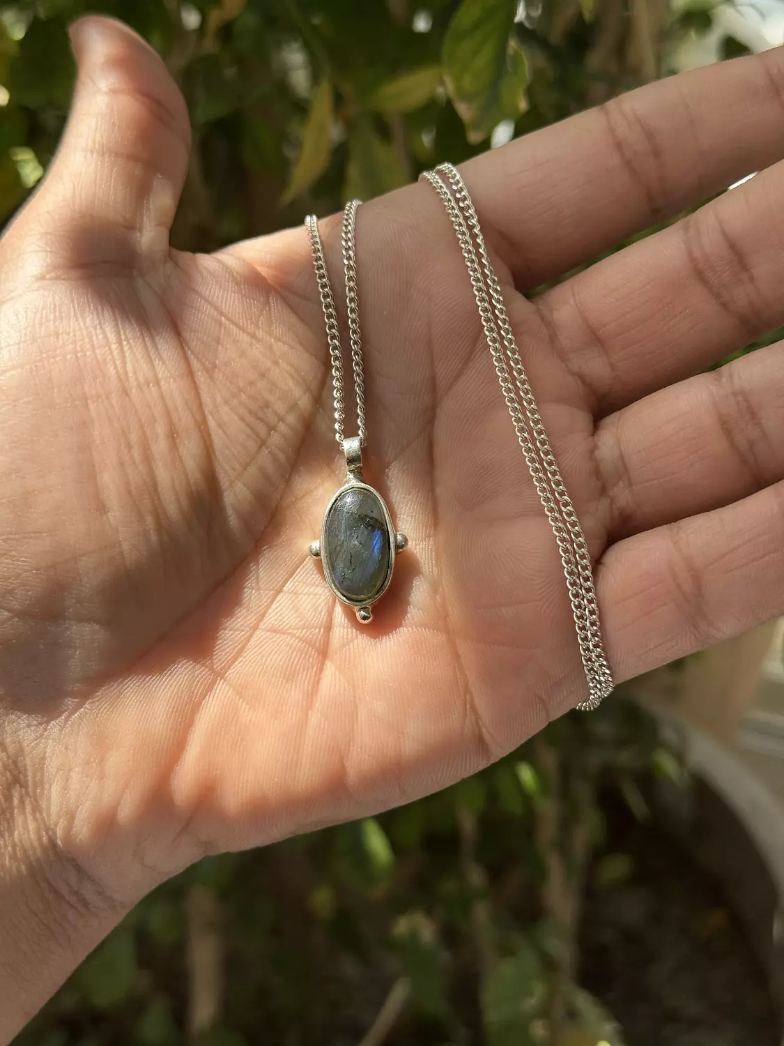 Labradorite Galaxy Necklace hover image