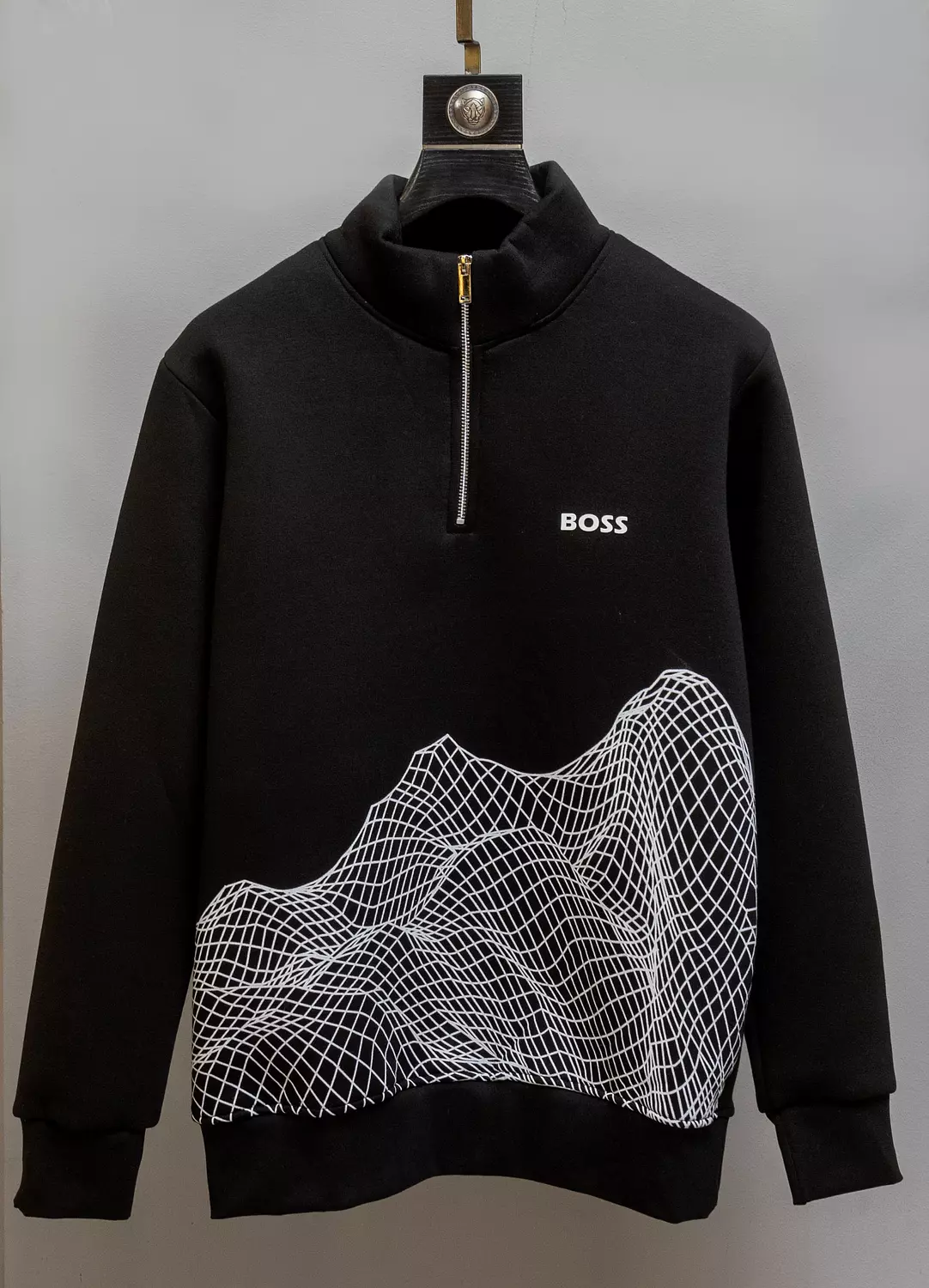 HUGO BOSS QUARTER ZIPPER HOODIE / 1551 6