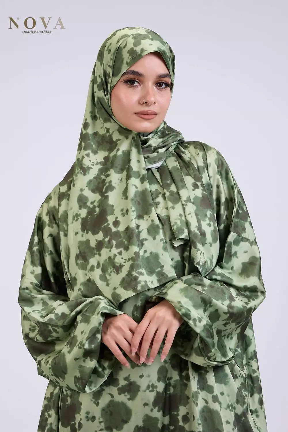 Earthy Tone Camouflage Satin 1