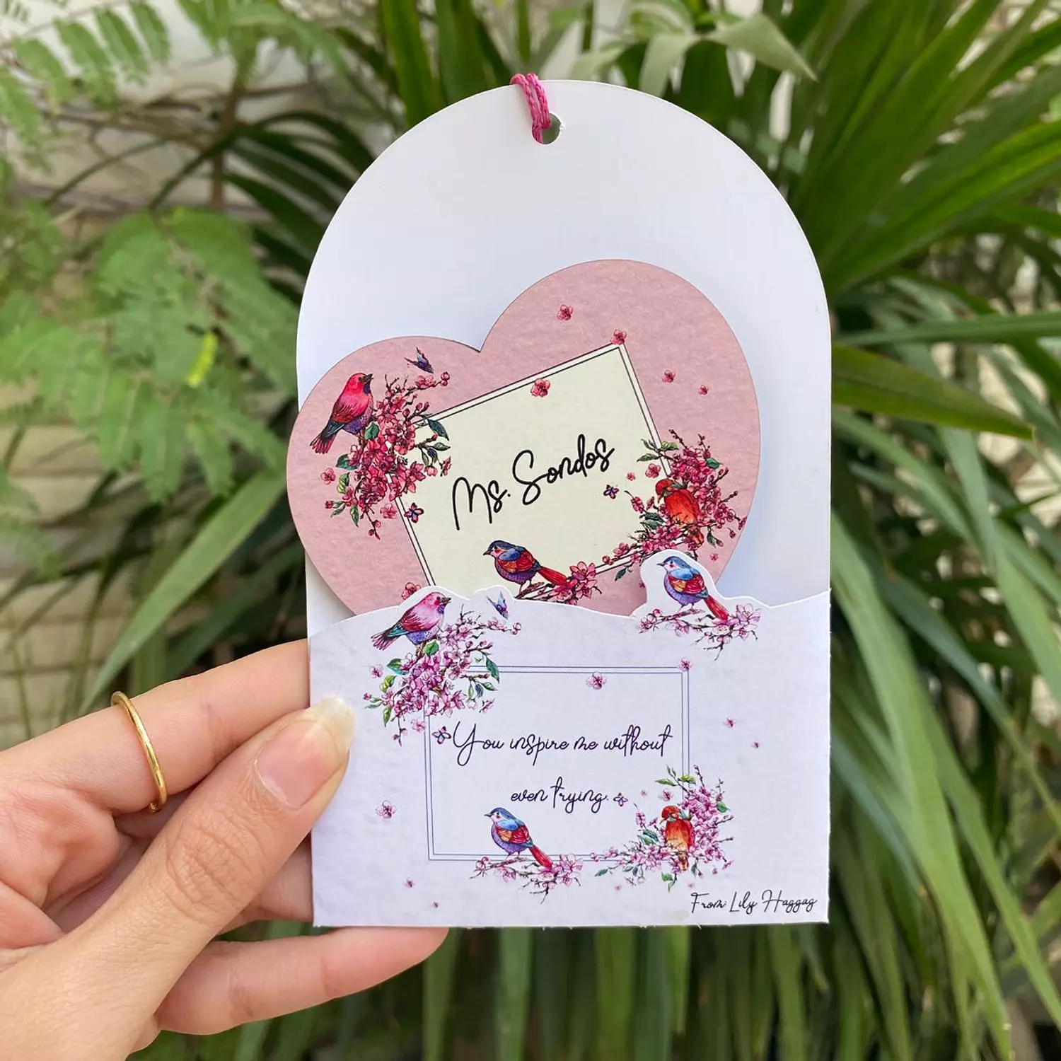 Birds Purple Gift Box    6