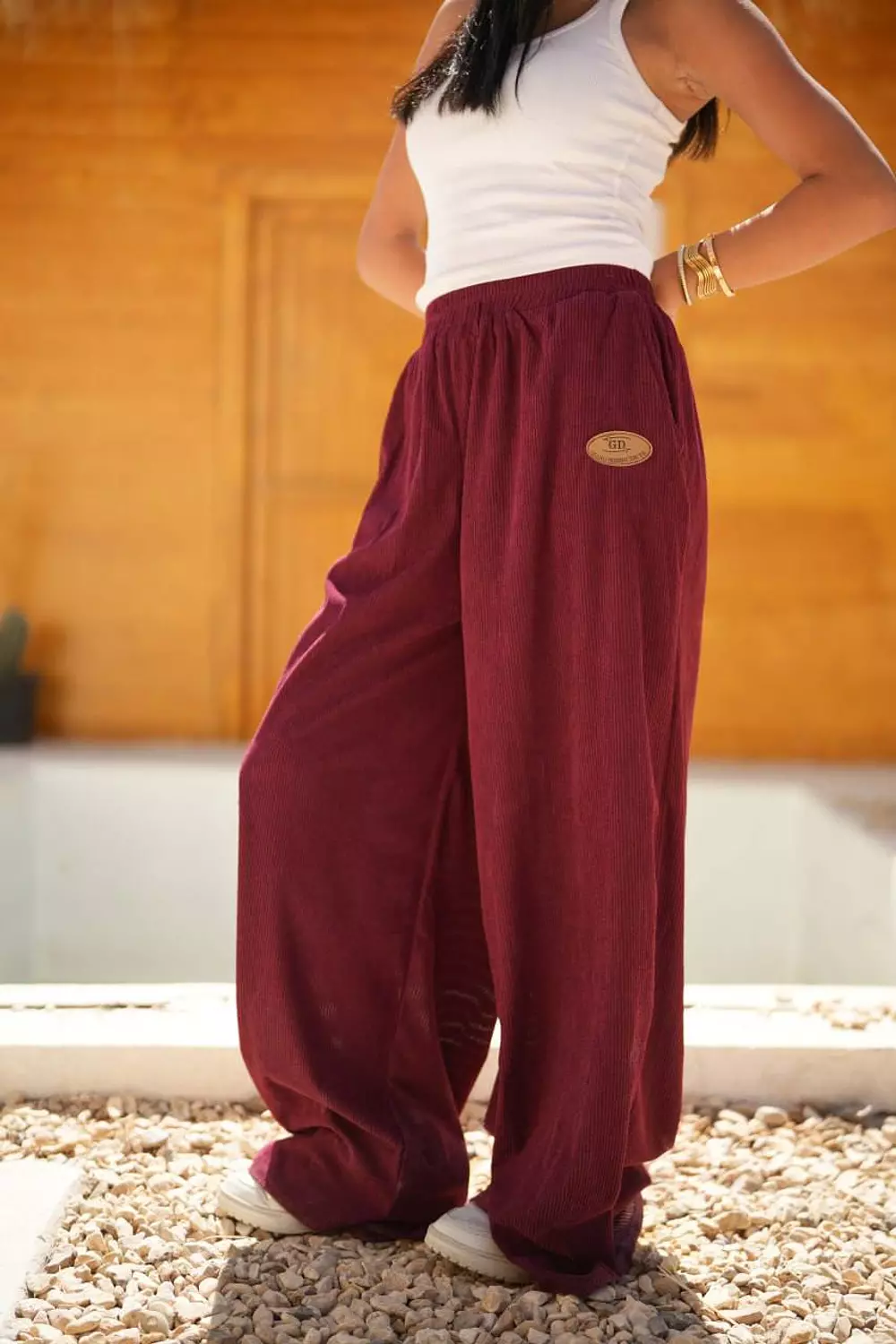 Ribbed velvet pants 2