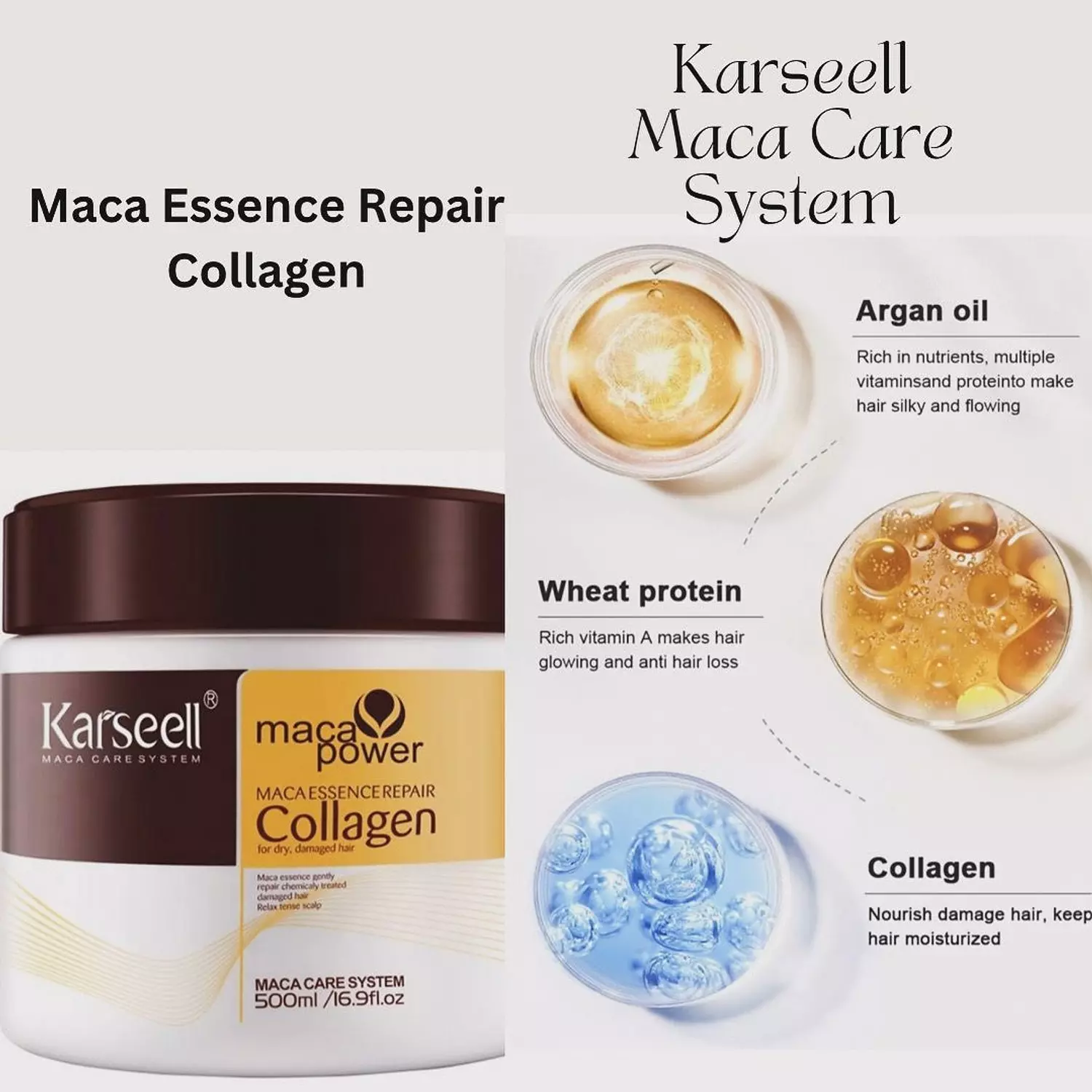 Karseell Collagen Hair Mask 500g  1