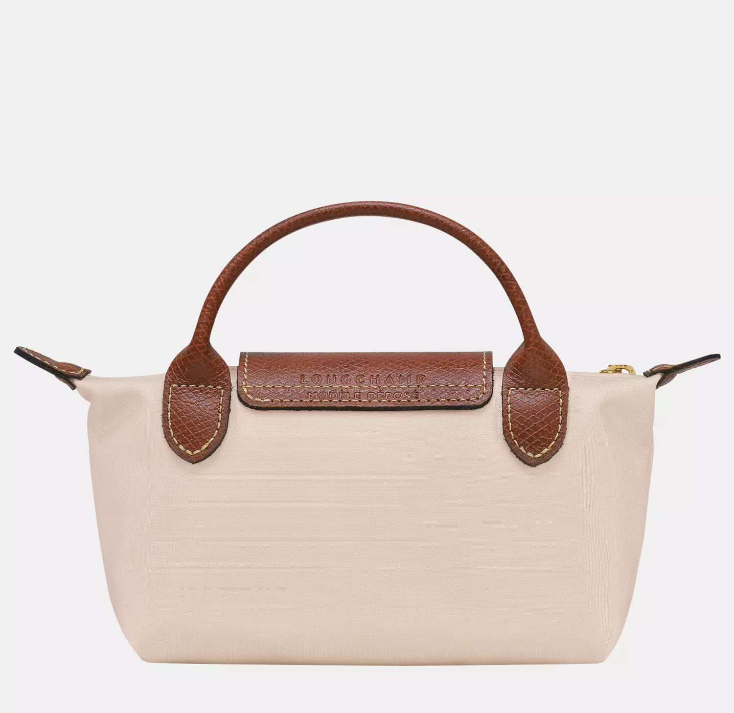 LE PLIAGE ORIGINAL POUCH WITH HANDLE Paper - Recycled Canvas 3