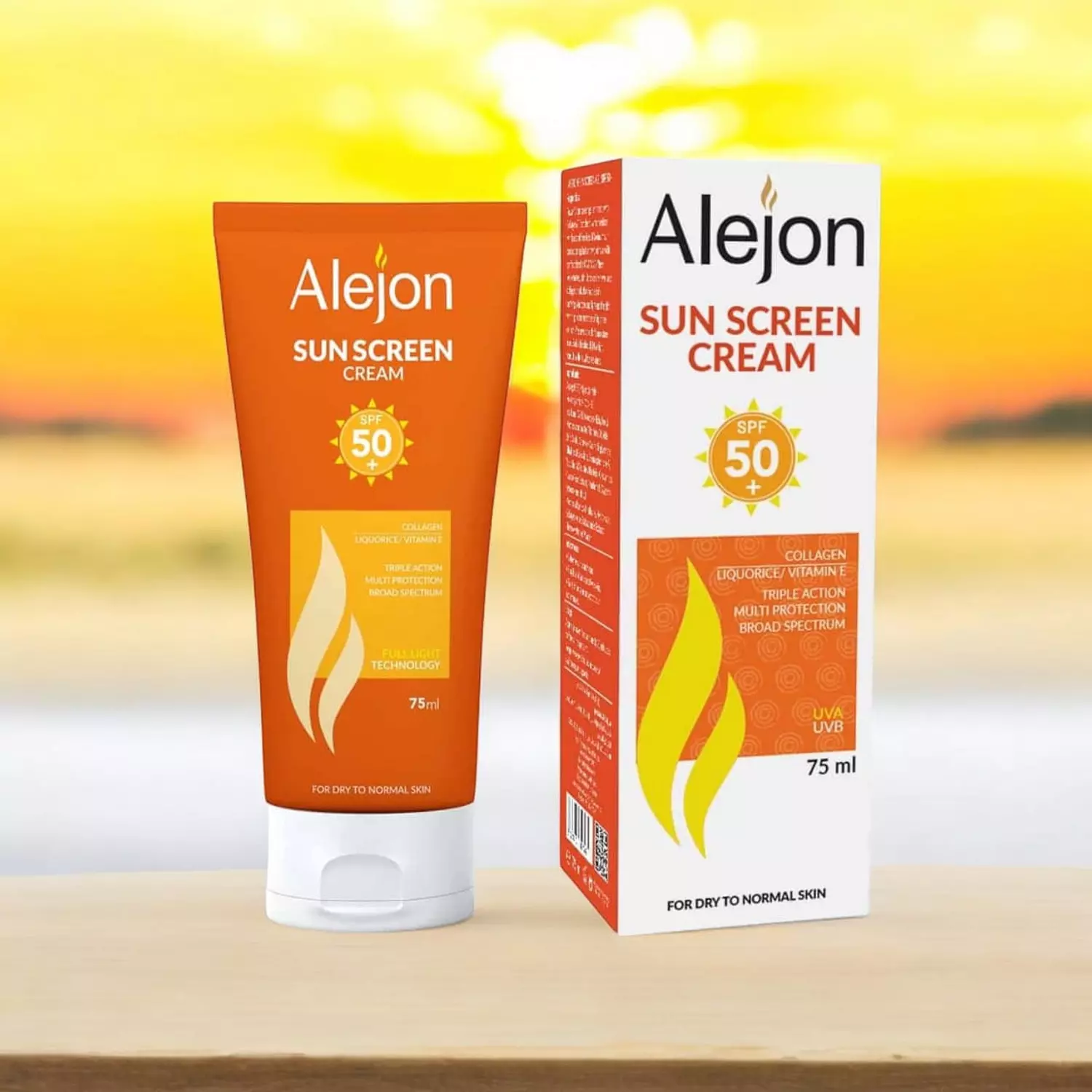 Alejon sun screen cream - 75 Ml  image