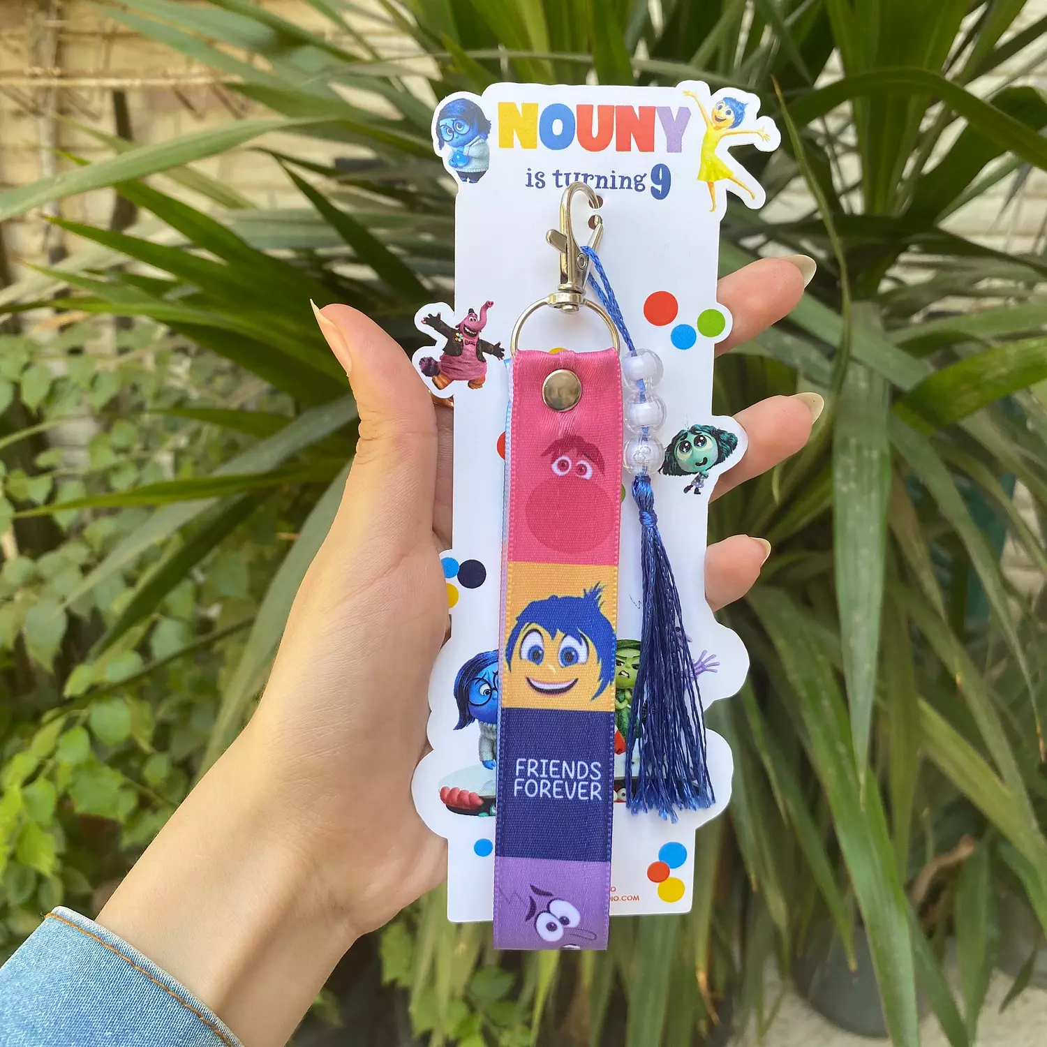 Inside out Satin Keychain  1