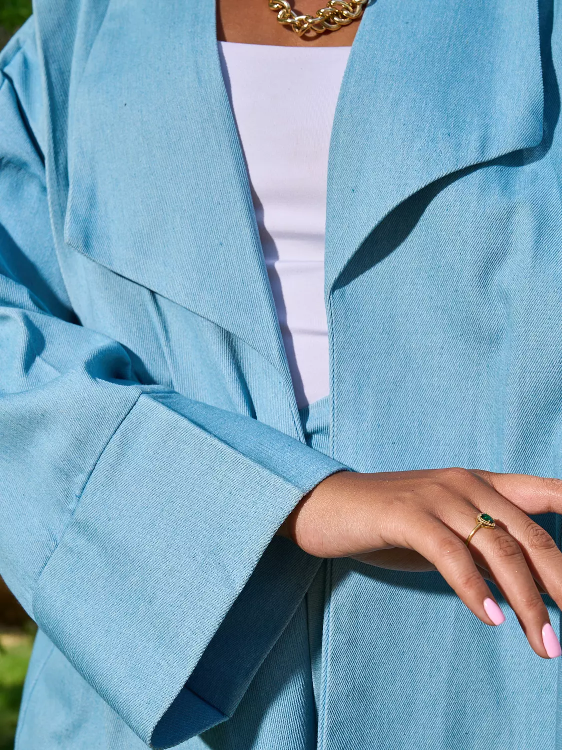 Worood Kimono Jacket _ Sky Blue 6