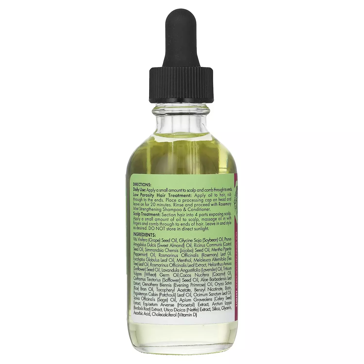 MIELLE Rosemary Mint Light Scalp & Hair Strengthening Oil hover image