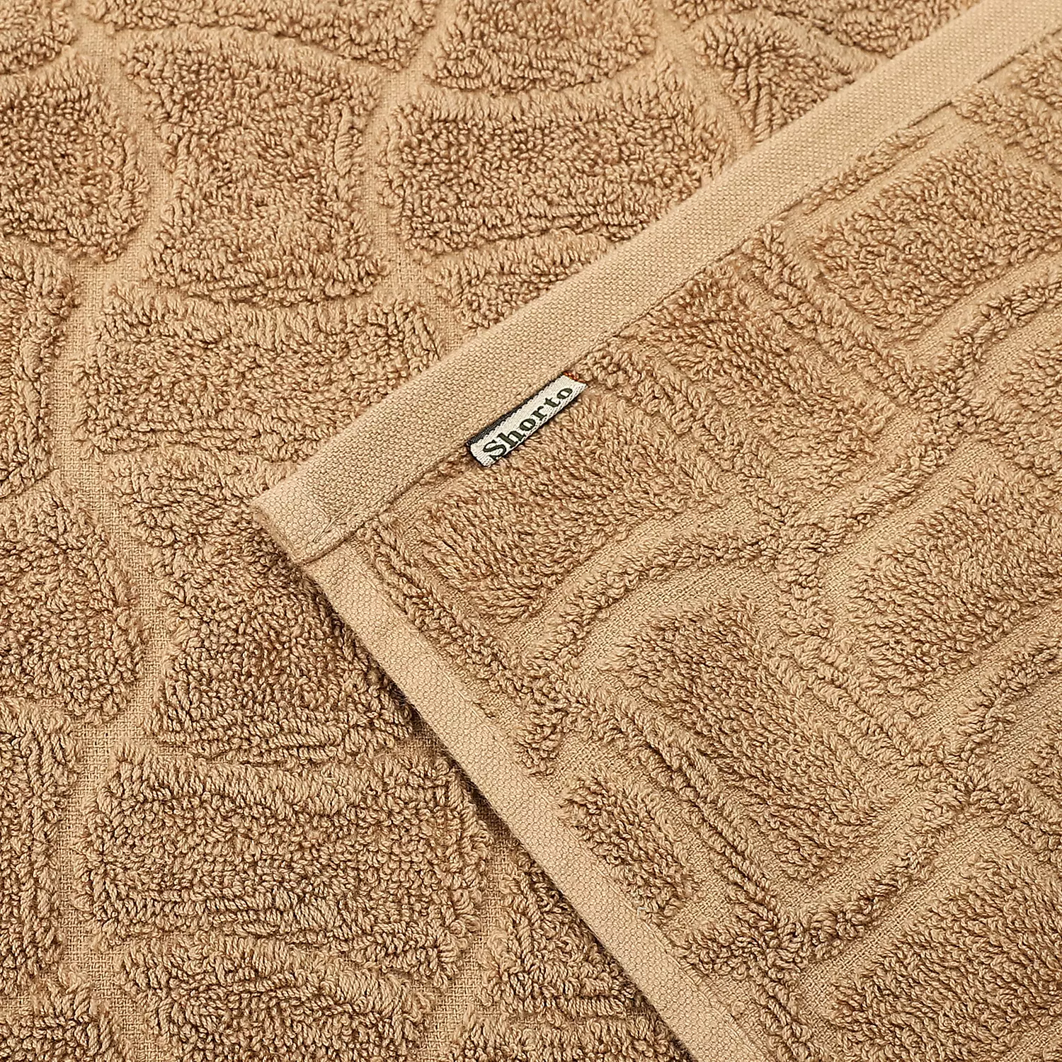 Shorto Towel Made From 100% Cotton - 2627 - Dark Beige 2