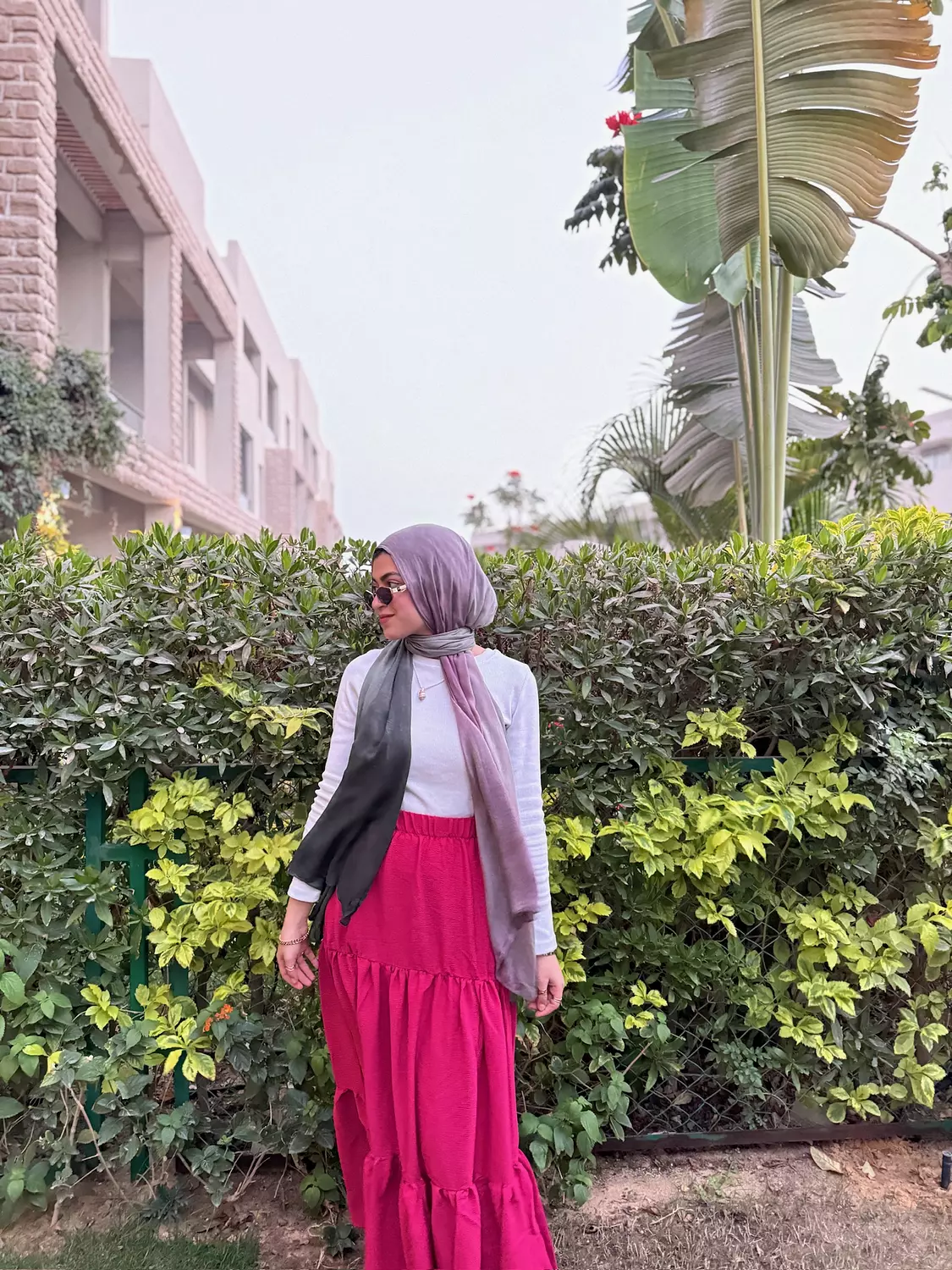 Nabeela Skirt - Hot Pink image