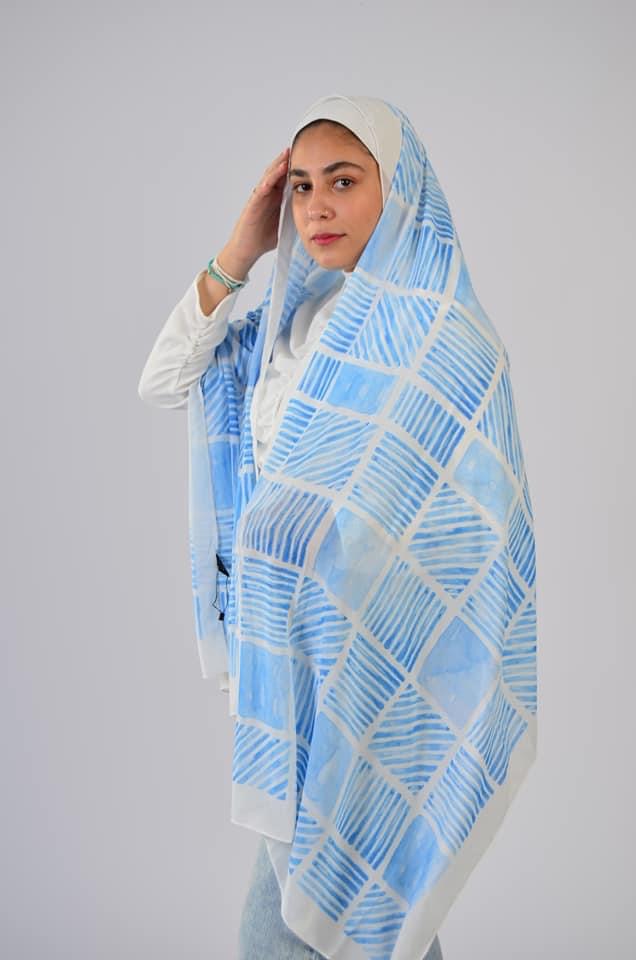 Sky blue scarf image