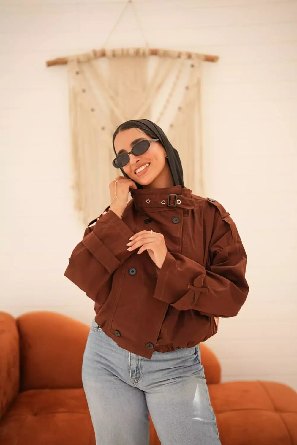 Neck belt jacket 4