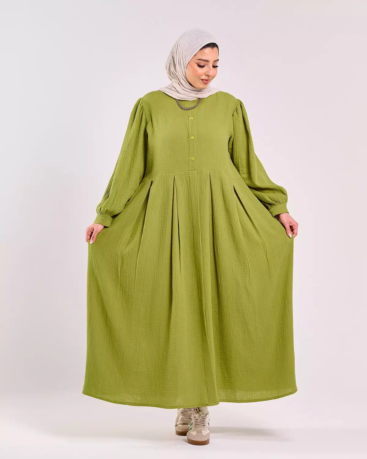 Summer Dress in kiwi 2