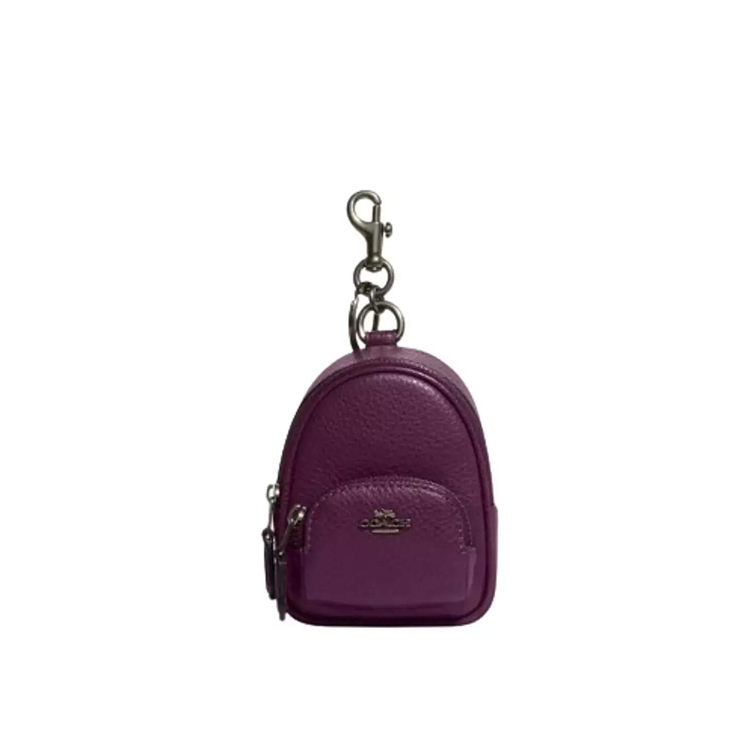 Coach Mini Court Backpack Bag Charm In Signature Canvas 2