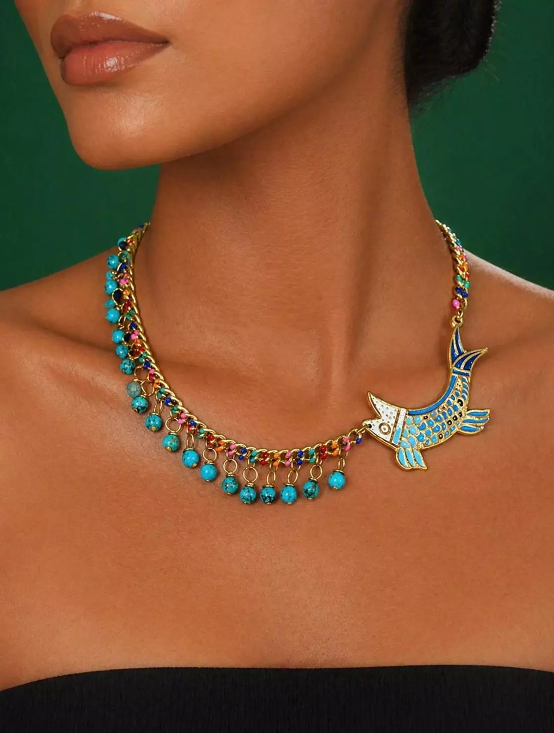 Colorful Fish Necklace 2