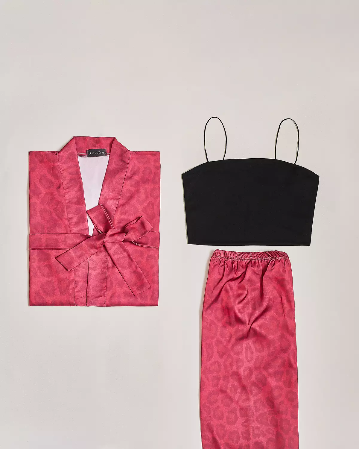 Hot Pink Leopard Set Of 3   image