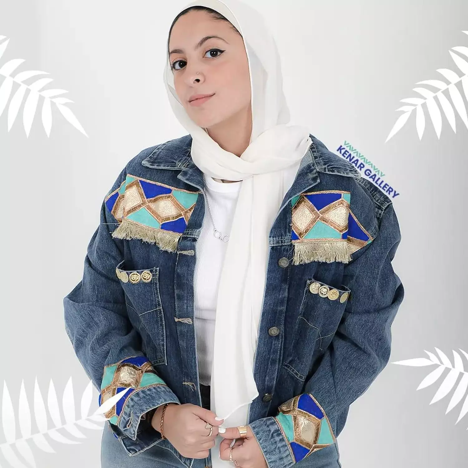 Handmade jeans jacket  2
