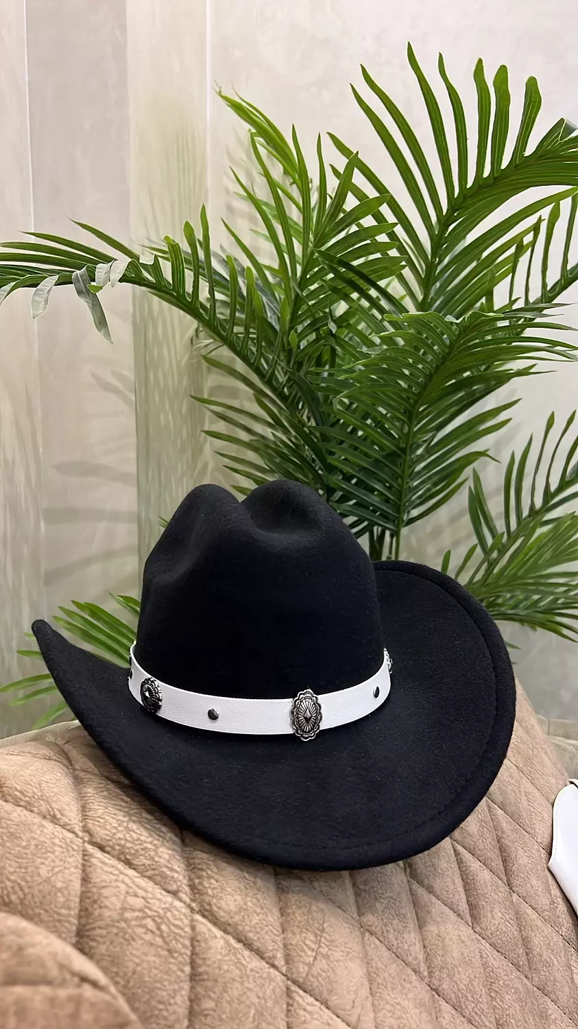 Texas Black cowboy hat 1