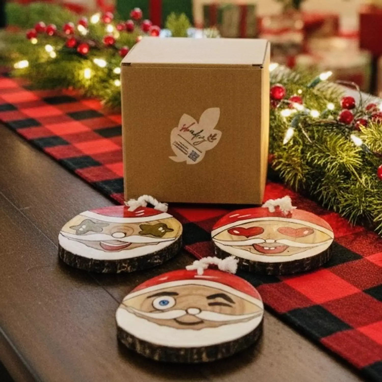 Santa Coasters 4