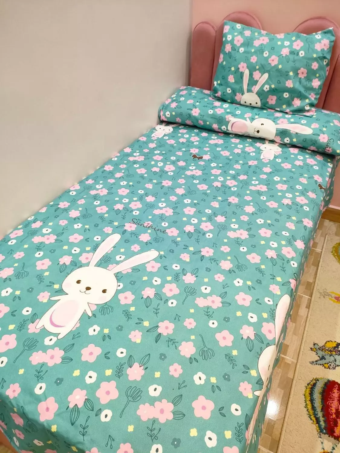 rabbit children's bedding set image