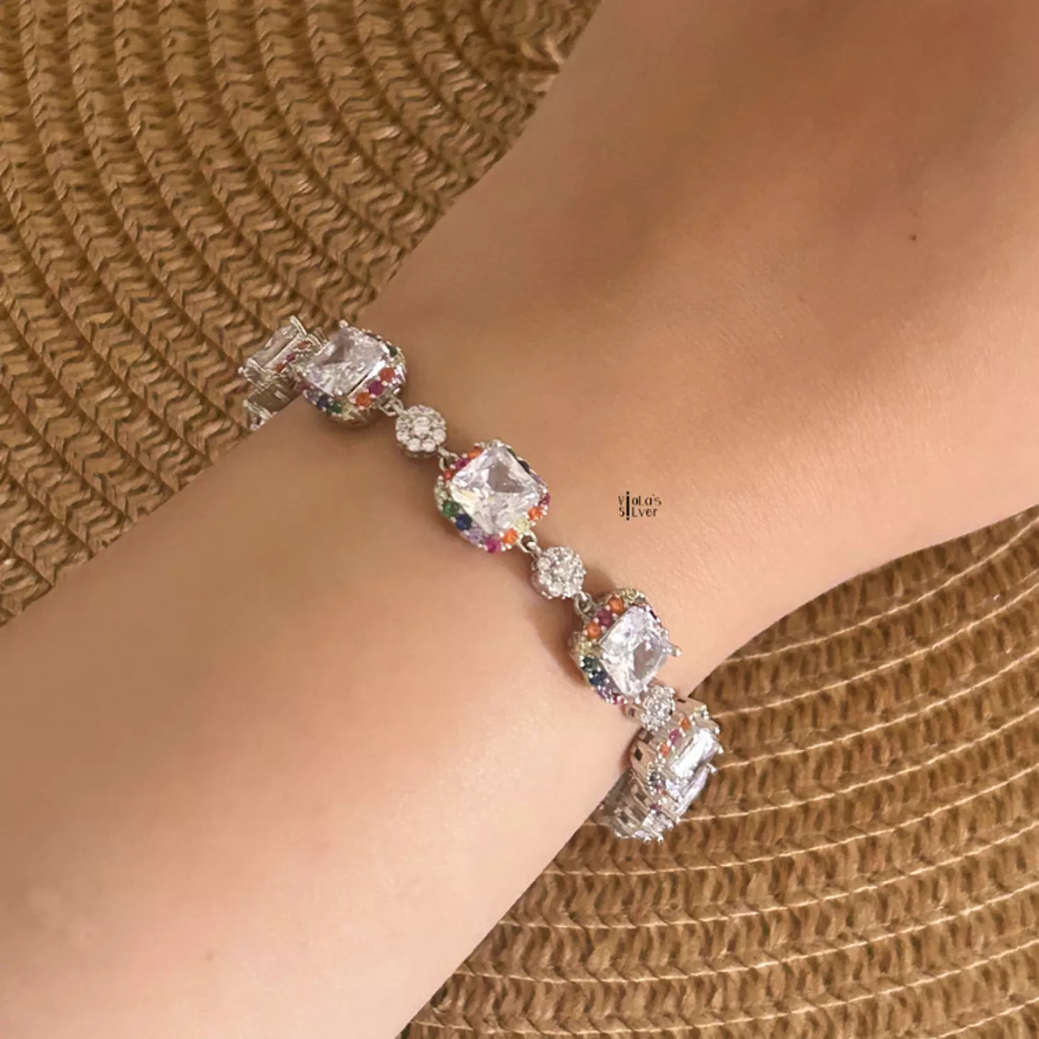 Lune silver bracelet  image