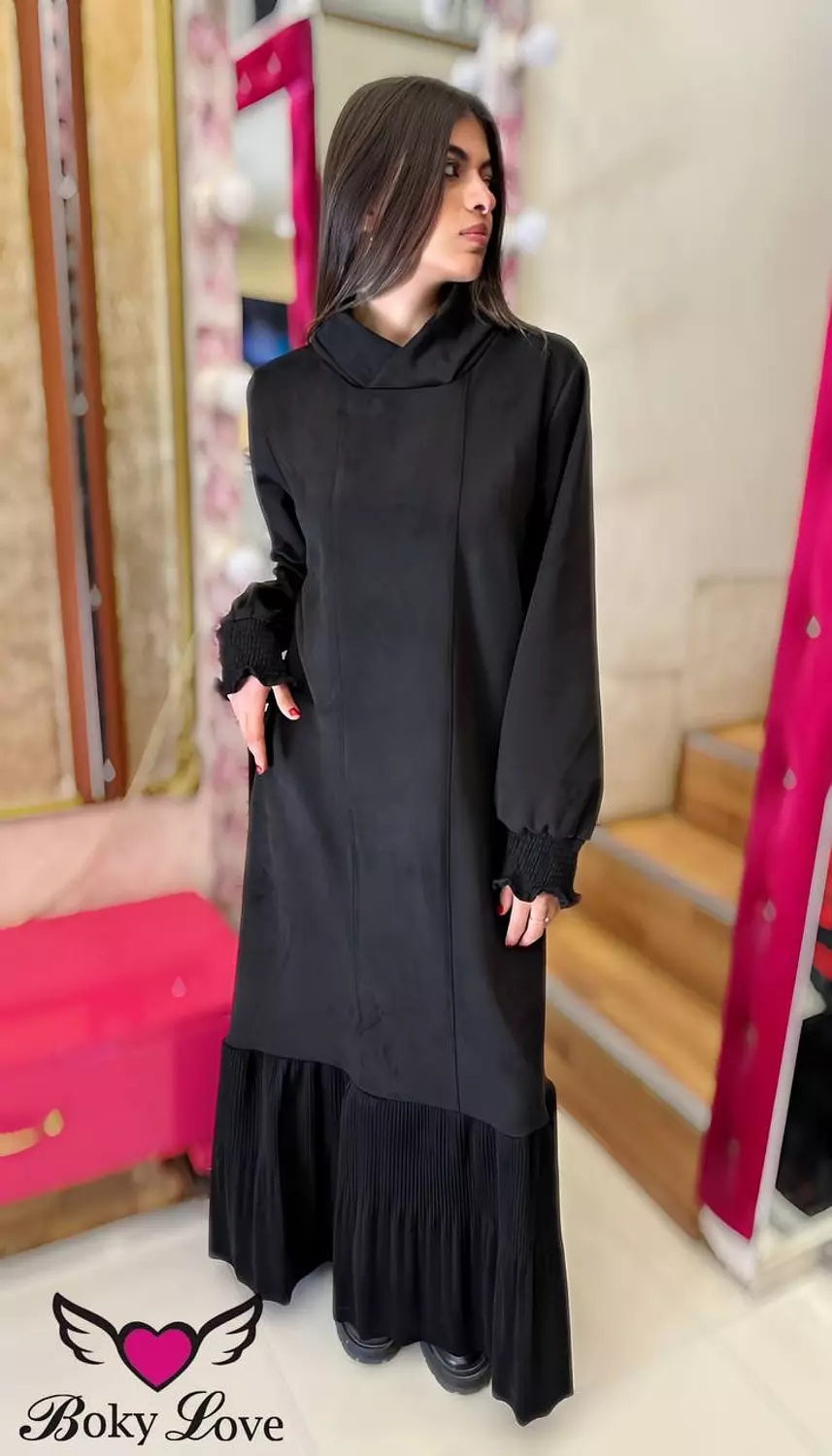 Suede dress 1