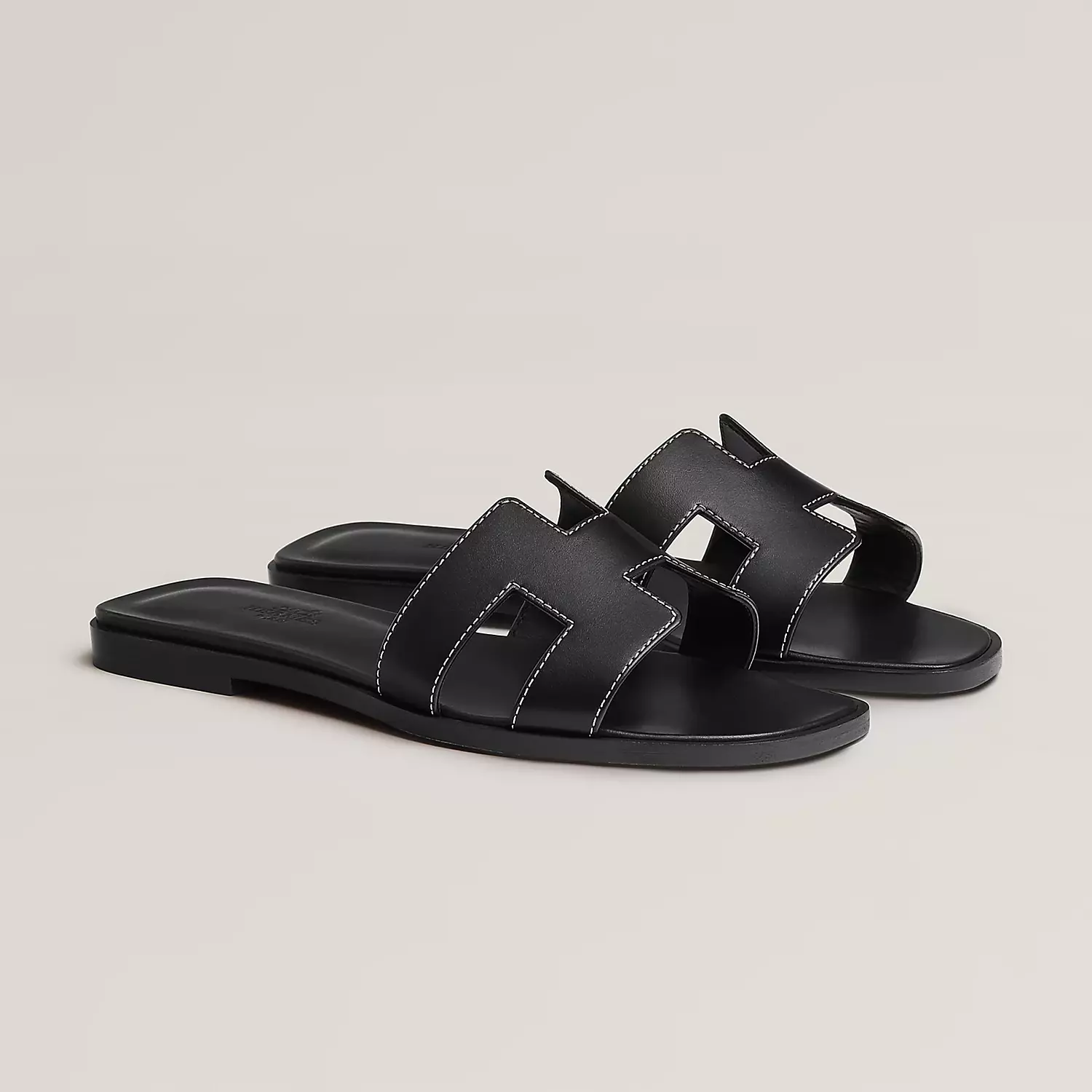 Hermes Oran Sandal Nior Box Calfskin Leather  image