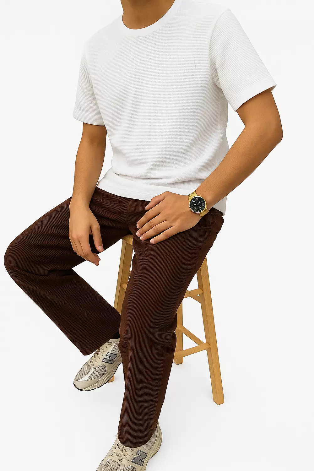 Brown wide leg pants 3