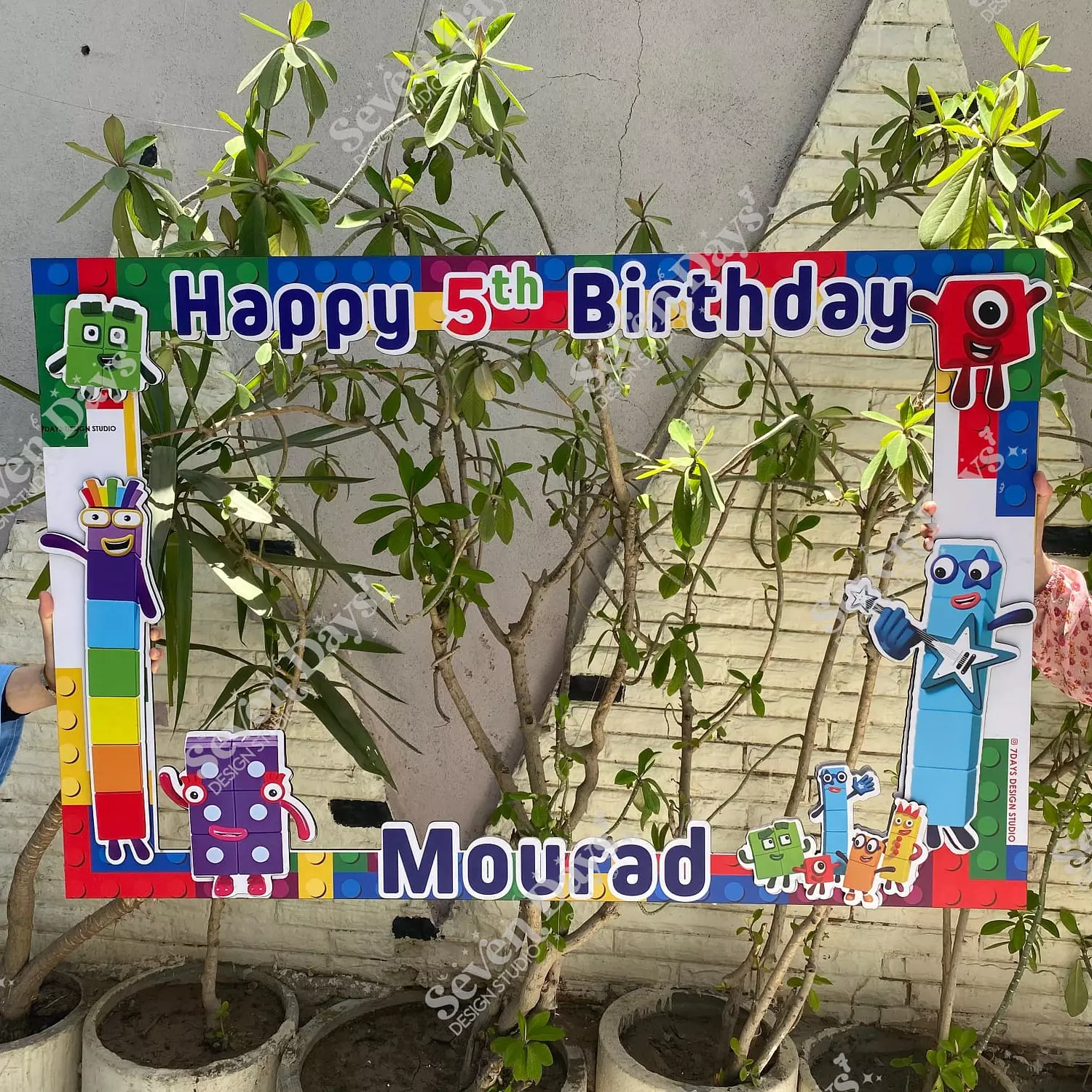 Number Blocks Photoframe image