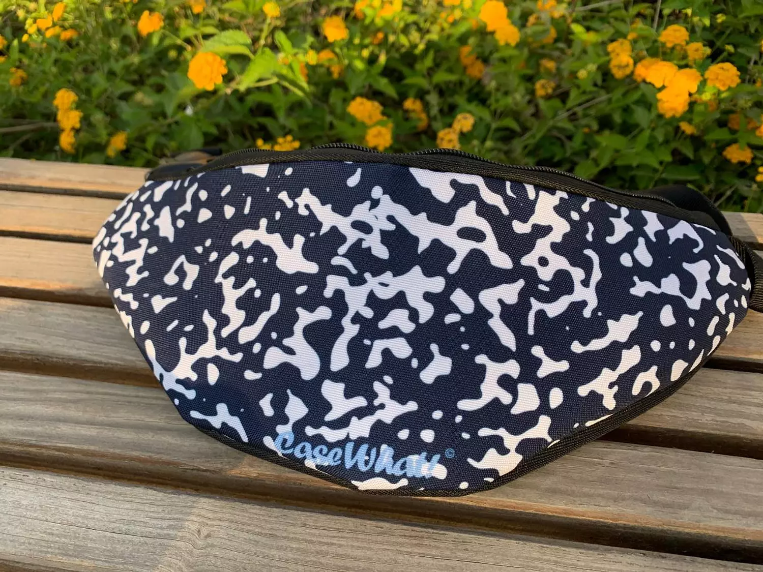 Navy Armed Fanny Pack  hover image