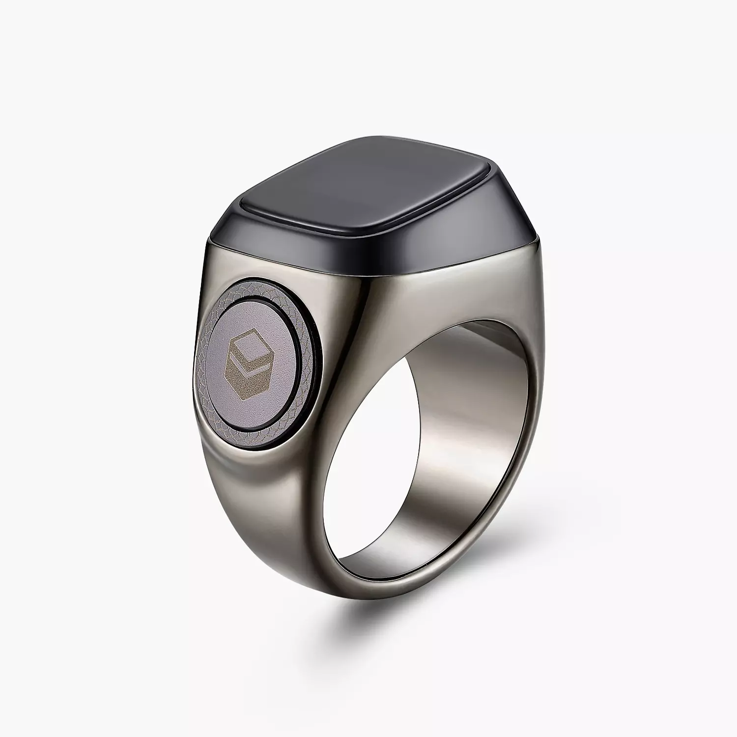 Space Grey Zikr Ring M02  image