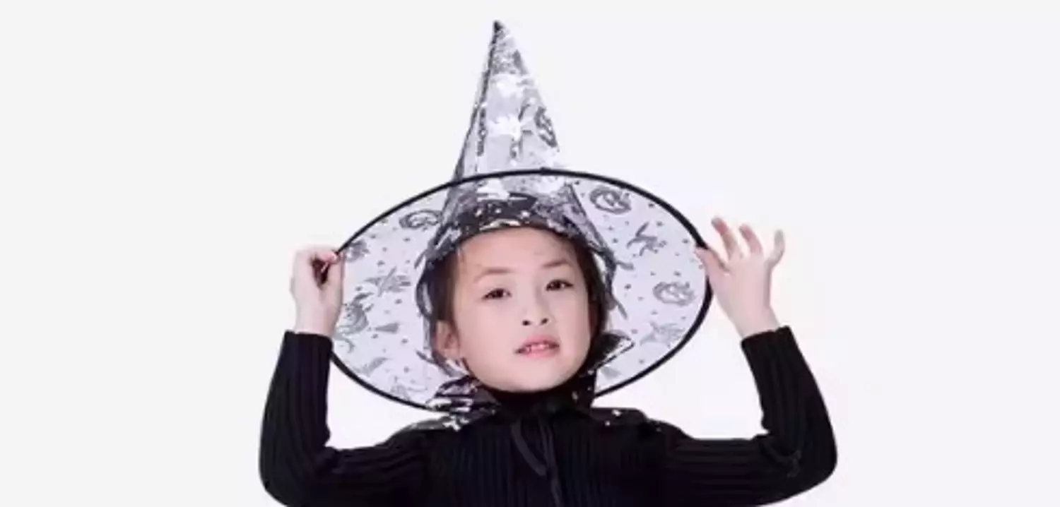 Chiffon witch hat image